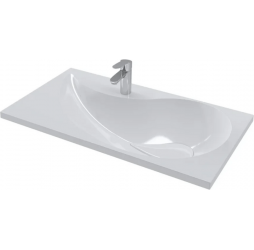 Раковина мебельная и на столешницу Madera, Naomi 80 - 800x445 цв. белый