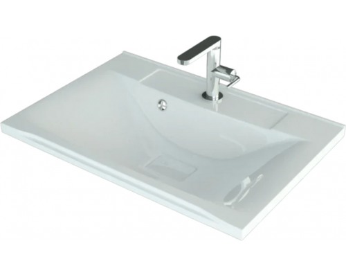 Раковина мебельная и на столешницу Madera, Milen 75 - 750x445 цв. белый