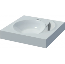 Раковина на стиральную машину Madera, QoPP 60 - 600x600 цв. белый