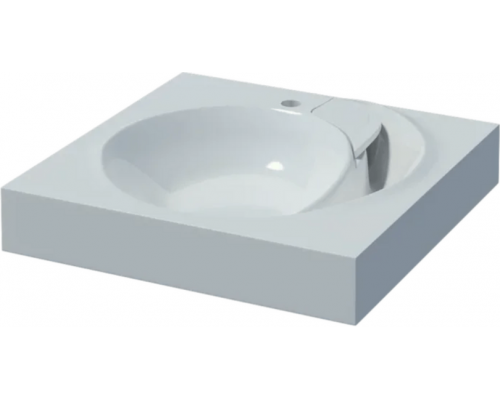 Раковина на стиральную машину Madera, QoPP 60 - 600x600 цв. белый