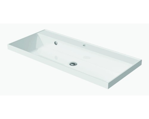 Раковина мебельная и на столешницу Madera, Classica 100 - 1000x450 цв. белый