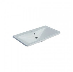 Раковина мебельная и на столешницу Madera, Adel 80 - 800x450 цв. белый