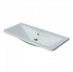 Раковина мебельная и на столешницу Madera, Adel 90 - 900x450 цв. белый