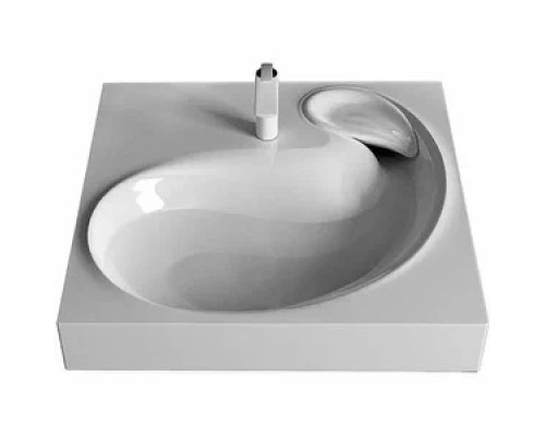 Раковина на стиральную машину Madera, Buta 60  - 600x600 цв. белый