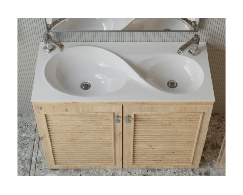 Раковина мебельная и на столешницу Madera, Otto 100 - 1000x450 цв. белый