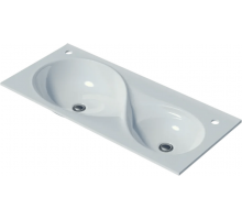 Раковина мебельная и на столешницу Madera, Otto 100 - 1000x450 цв. белый