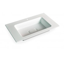 Раковина мебельная и на столешницу Madera, Modul 80 - 800x450 цв. белый