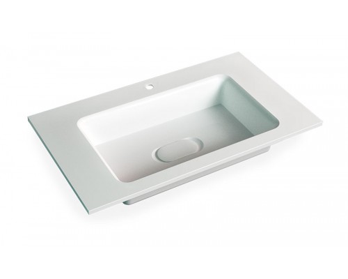 Раковина мебельная и на столешницу Madera, Modul 80 - 800x450 цв. белый