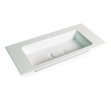 Раковина мебельная и на столешницу Madera, Modul 100 - 1000x450 цв. белый