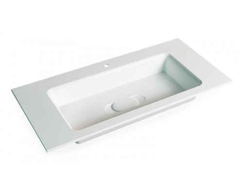 Раковина мебельная и на столешницу Madera, Modul 100 - 1000x450 цв. белый