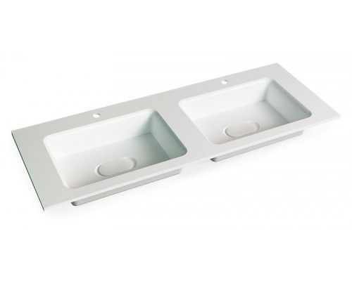 Раковина мебельная и на столешницу Madera, Modul 120 - 1200x450 цв. белый