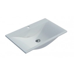 Раковина мебельная и на столешницу Madera, Pulsus 70 - 700x450 цв. белый