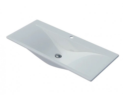 Раковина мебельная и на столешницу Madera, Pulsus 90 L - 900x450 цв. белый