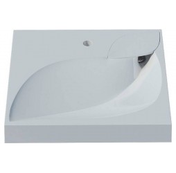 Раковина на стиральную машину Madera, List 60 - 600x600 цв. белый