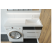 Раковина на стиральную машину Madera, Kamilla 100 (Правая) - 1000x480 цв. белый