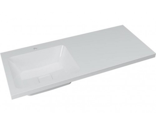 Раковина на стиральную машину Madera, Kamilla 100 (Левая) - 1000x480 цв. белый