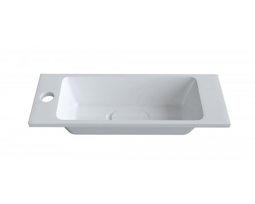 Раковина мебельная и на столешницу Madera, Modul 60 - 600x210 цв. белый