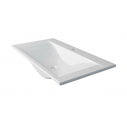 Раковина мебельная и на столешницу Madera, Pulsus 80 - 800x450 цв. белый