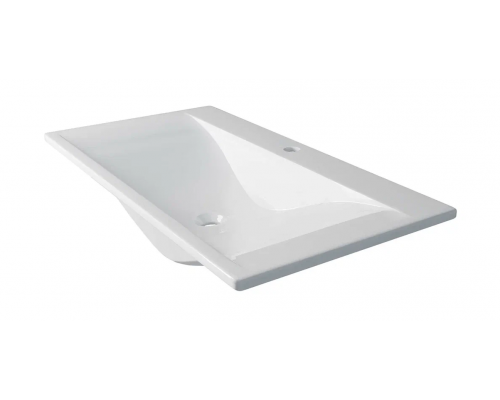 Раковина мебельная и на столешницу Madera, Pulsus 80 - 800x450 цв. белый