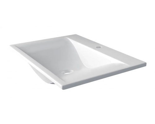 Раковина мебельная и на столешницу Madera, Pulsus 60 - 600x450 цв. белый