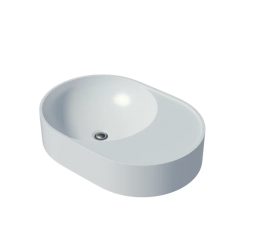 Раковина накладная на столешницу Madera, Luna 50 - 500x350 цв. белый