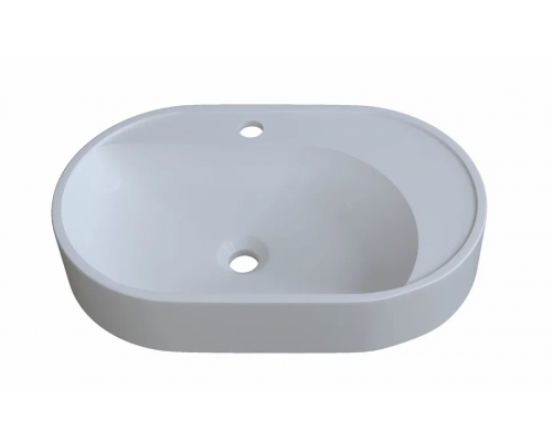 Раковина накладная на столешницу Madera, Luna 60 - 600x360 цв. белый