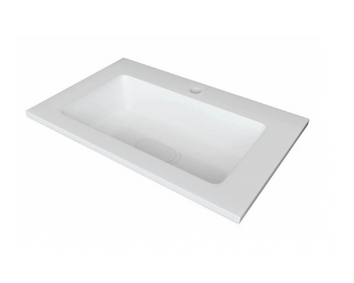 Раковина мебельная и на столешницу Madera, Modul 70 - 700x450 цв. белый