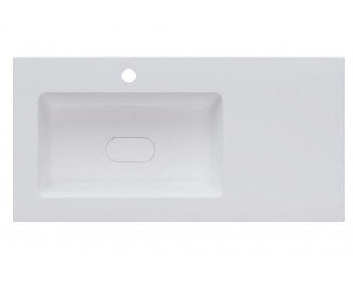 Раковина мебельная и на столешницу Madera, Modul 90 L - 900x450 цв. белый