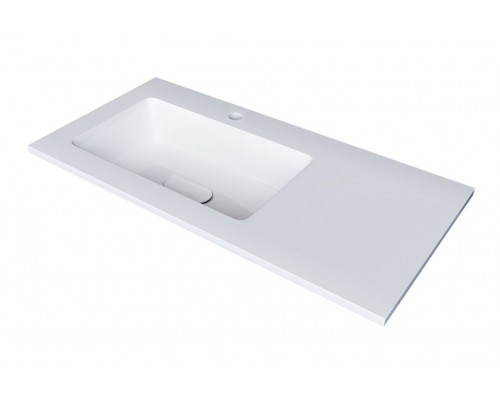 Раковина мебельная и на столешницу Madera, Modul 90 L - 900x450 цв. белый