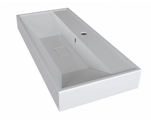 Раковина накладная на столешницу Madera, Malta 90 - 890x442 цв. белый