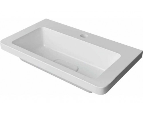 Раковина мебельная и на столешницу Madera, Modul Slim 60 - 600x360 цв. белый