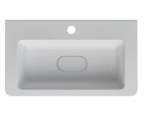 Раковина мебельная и на столешницу Madera, Modul Slim 70 - 700x360 цв. белый