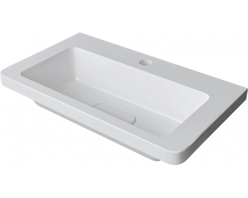 Раковина мебельная и на столешницу Madera, Modul Slim 70 - 700x360 цв. белый