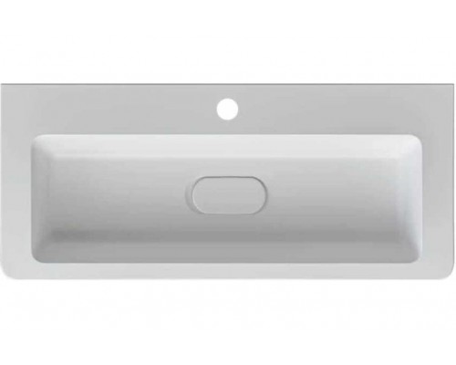 Раковина мебельная и на столешницу Madera, Modul Slim 80 - 800x360 цв. белый