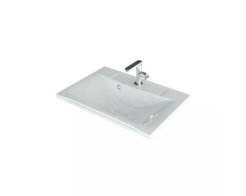 Раковина мебельная и на столешницу Madera, Milen 65 - 650x445 цв. белый