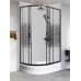 Душевой уголок МОНОМАХ ДУ 100/70/180 МЗ L/R 100х70х180 стекла с рисунком, профиль хром матовый, без поддона