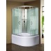Душевая кабина МОНОМАХ XL Б/К,без крыши 120/80/44 МЗ L120х80 стекла с рисунком, профиль хром матовый