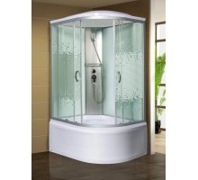 Душевая кабина МОНОМАХ XL 120/90/44 МЗ R 120х90 стекла с рисунком, профиль хром матовый