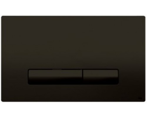 Кнопка смыва механическая OLI Glam 139187 черная soft-touch