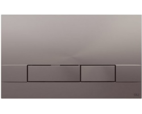 Кнопка смыва механическая OLI Narrow 152941 хром матовый