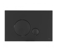 Кнопка смыва механическая OLI Globe 152952 черная soft-touch Кнопка смыва механическая OLI Globe 152952 черная soft-touch