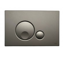 Кнопка смыва механическая OLI Globe 152953 серая soft-touch Кнопка смыва механическая OLI Globe 152953 серая soft-touch