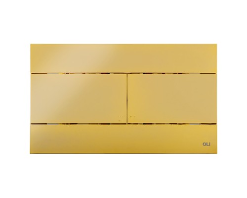 Кнопка смыва механическая OLI Slim 154962 золотая