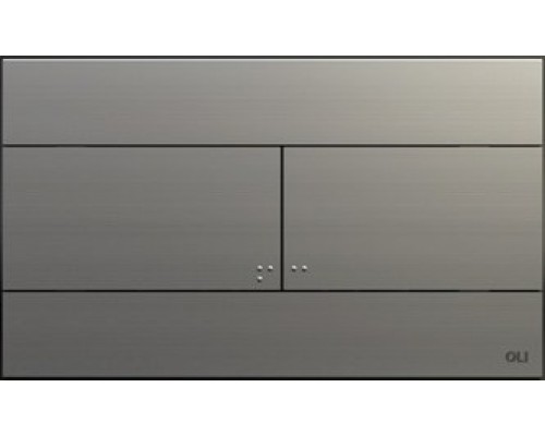 Кнопка смыва механическая OLI Slim 057141 INOX (нержавеющая сталь)