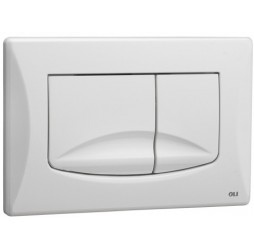Кнопка смыва механическая OLI River Dual 638501 белая