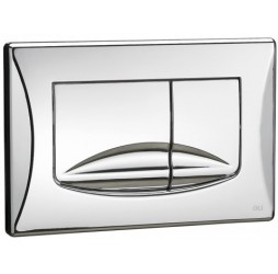 Кнопка смыва механическая OLI River Dual 638504 хром