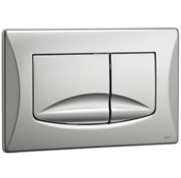 Кнопка смыва механическая OLI River Dual 638506 хром матовый