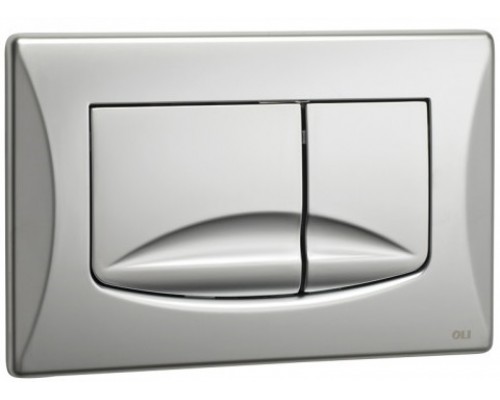 Кнопка смыва механическая OLI River Dual 638506 хром матовый