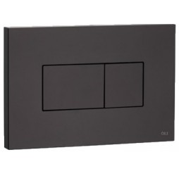 Кнопка смыва пневматическая OLI Karisma 641015 черная soft touch