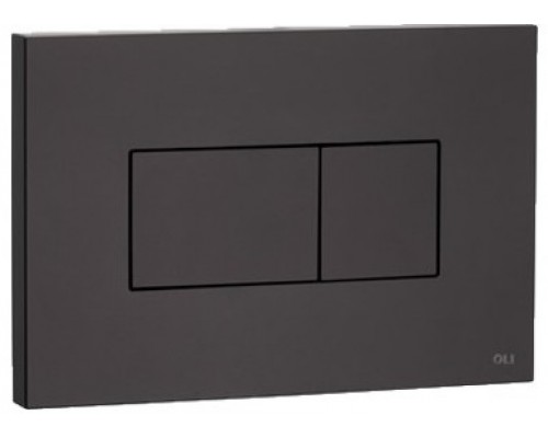 Кнопка смыва пневматическая OLI Karisma 641015 черная soft touch